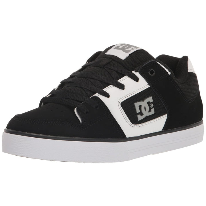 DC Shoes Mens Pure Shoes Black/White/Gum - 300660-BW6 BLACK/WHITE/GUM Image 4