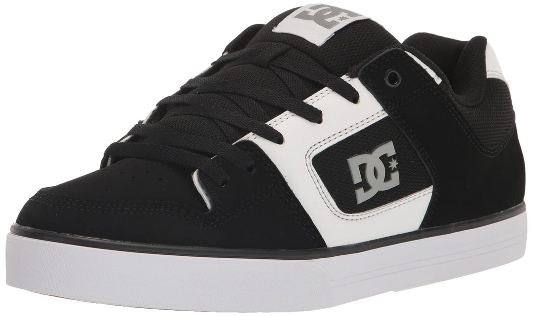 DC Shoes Mens Pure Shoes Black/White/Gum - 300660-BW6 BLACK/WHITE/GUM Image 1