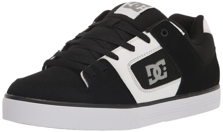 DC Shoes Mens Pure Shoes Black/White/Gum - 300660-BW6  BLACK/WHITE/GUM Image 1