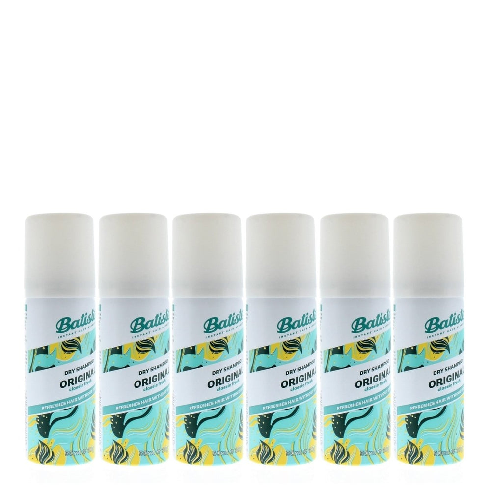 Batiste Dry Shampoo 50ml Original Classic Clean Fresh 6-Pack Instant Hair Refresh Image 2