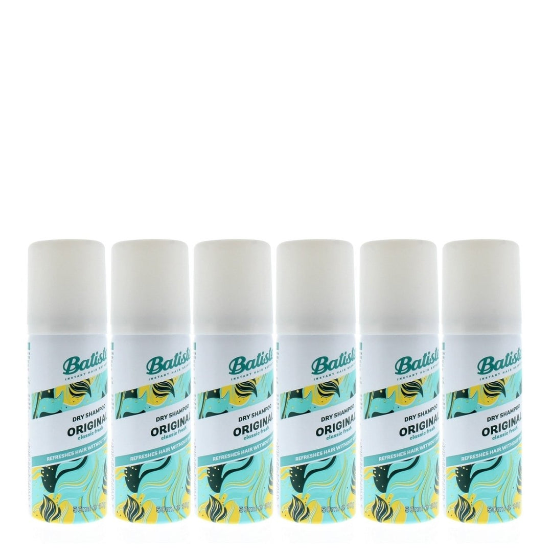 Batiste Dry Shampoo 50ml Original Classic Clean Fresh 6-Pack Instant Hair Refresh Image 2