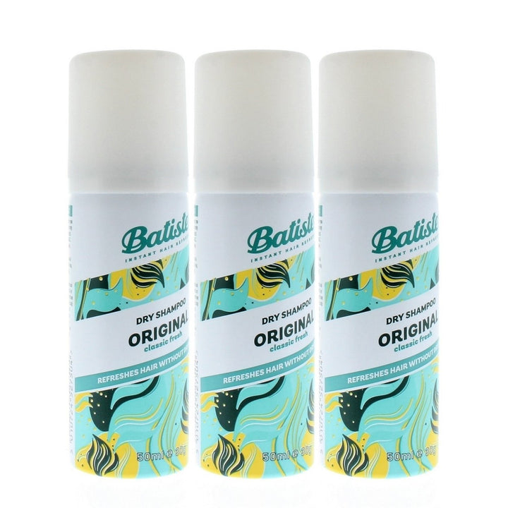 Batiste Dry Shampoo Original Classic Fresh 50ml 3-Pack Waterless Hair Refresh Image 2