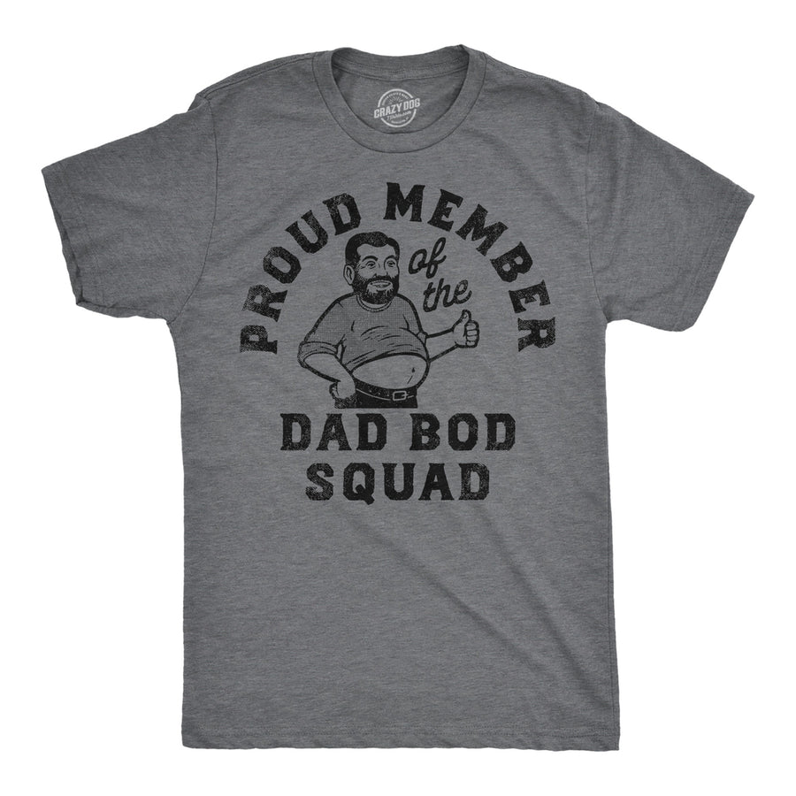 Mens Funny T Shirts Proud Member Of The Dad Bod Squad Fitness Tee For Men Image 1