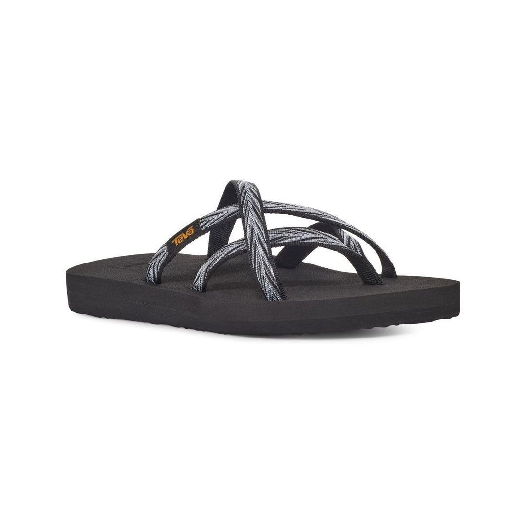 Teva Womens Olowahu Sandal Palms Black/White - 6840-PBWK PALMS BLACK/ WHITE Image 1