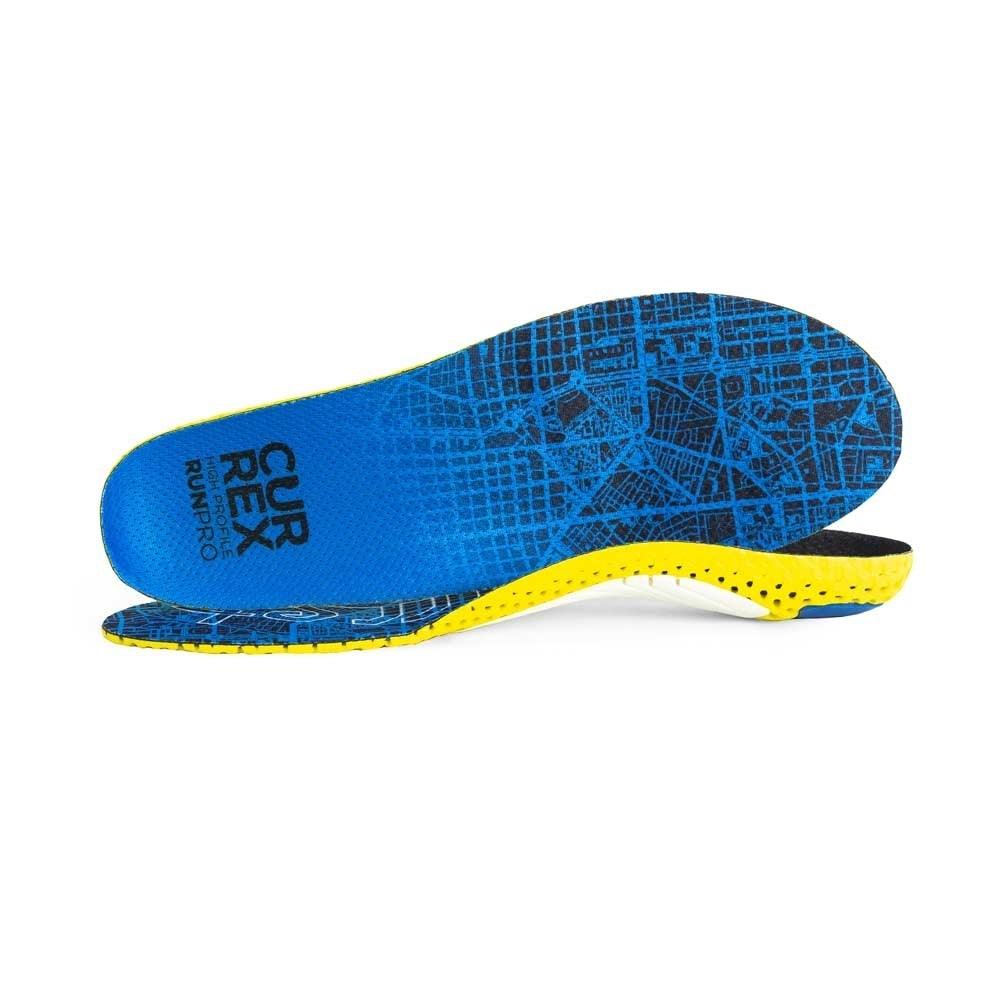 CURREX Unisex RUNPRO High Profile Insoles for Running Shoes Blue - 2011-18  BLUE Image 1