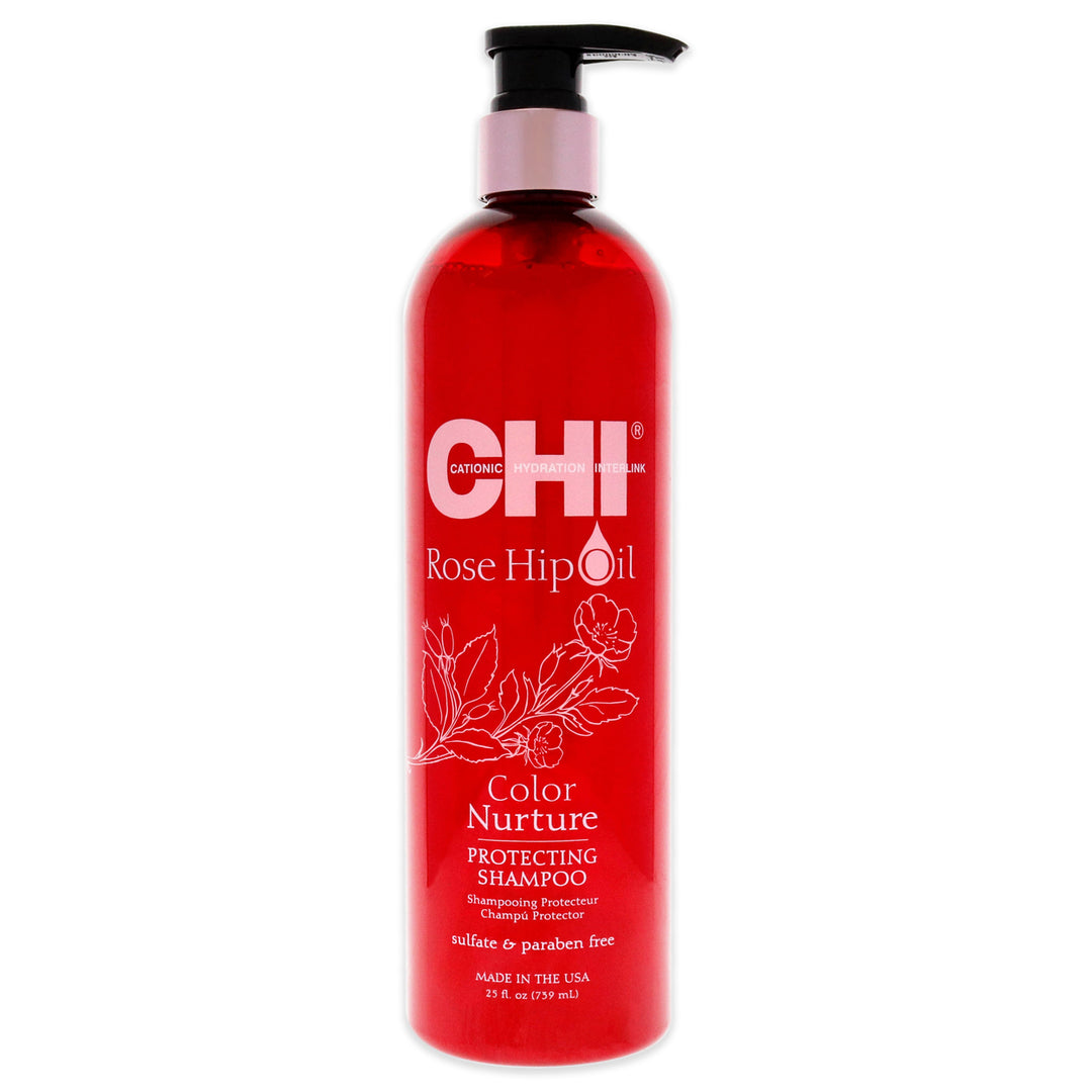 CHI Unisex HAIRCARE Rose Hip Oil Color Protect Shampoo 25 oz Image 1