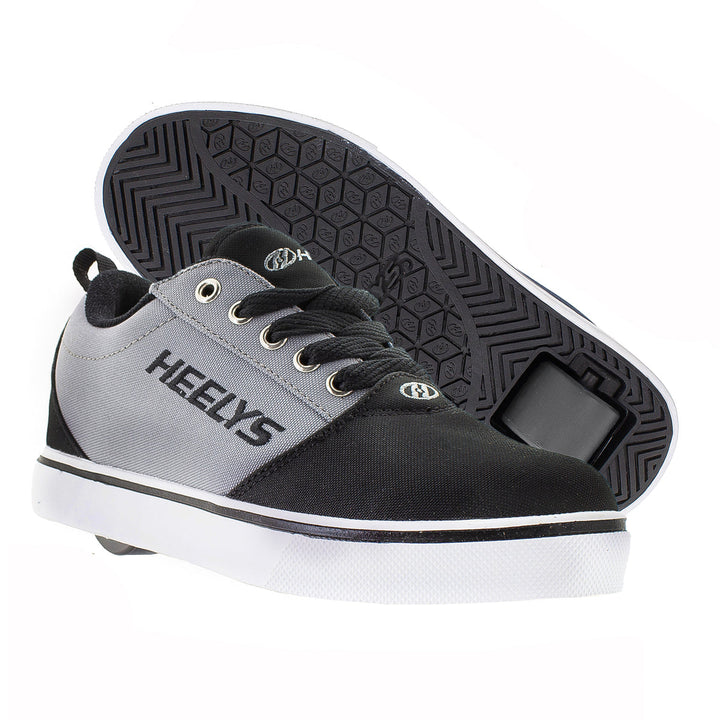 HEELYS Mens Pro 20 Wheeled Shoes Black Grey Size 13 Model HE100761M Image 4