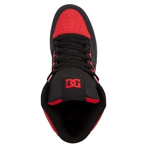 DC Mens Pure High-top Wc SkateboardSkate Shoe 11 FIERY RED/WHITE/BLACK Image 1