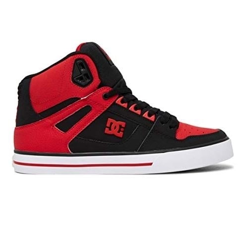 DC Mens Pure High-top Wc SkateboardSkate Shoe 11 FIERY RED/WHITE/BLACK Image 2