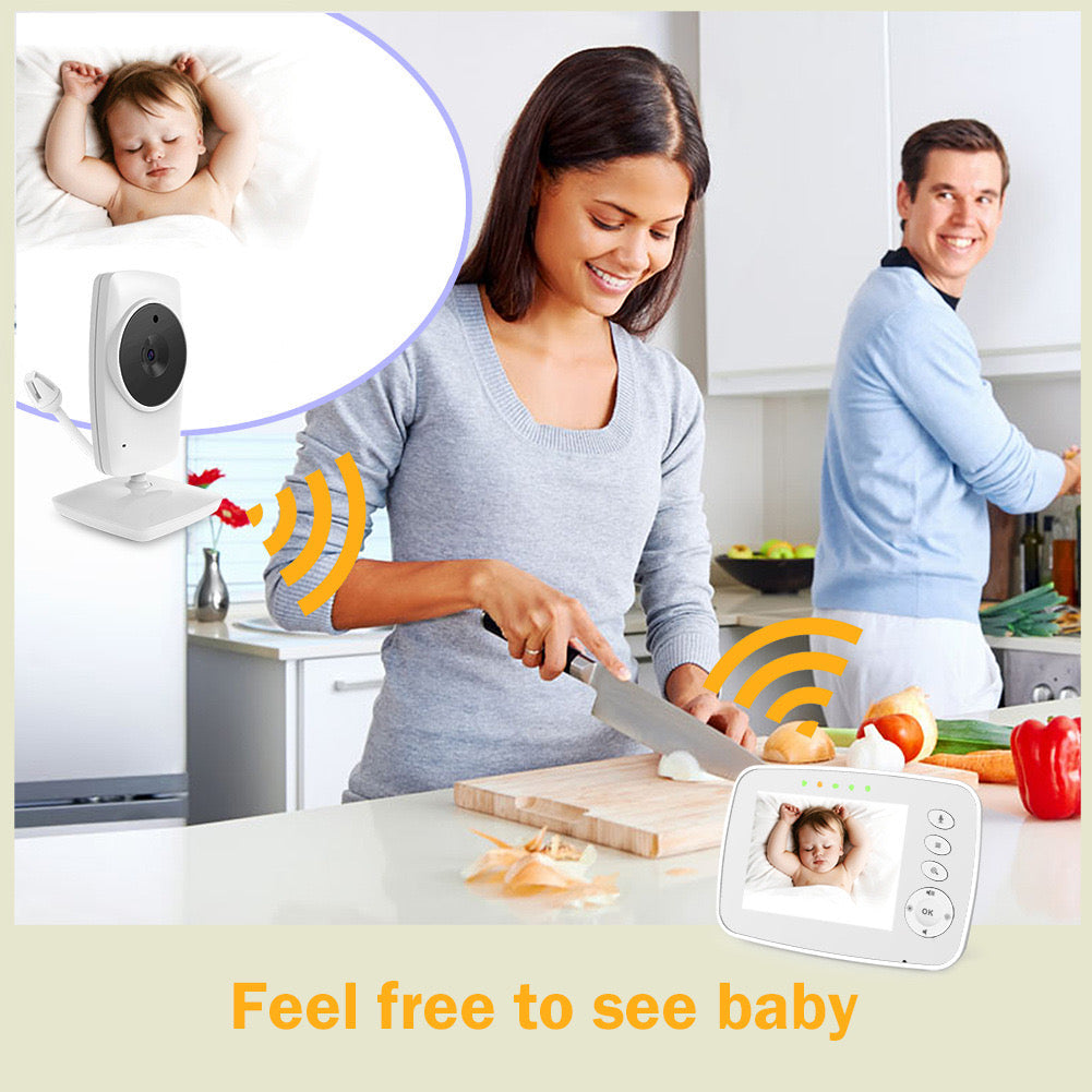 Baby Monitor2-Way Talk 3.2 Inch Digital Wireless Newborn Monitor Image 3