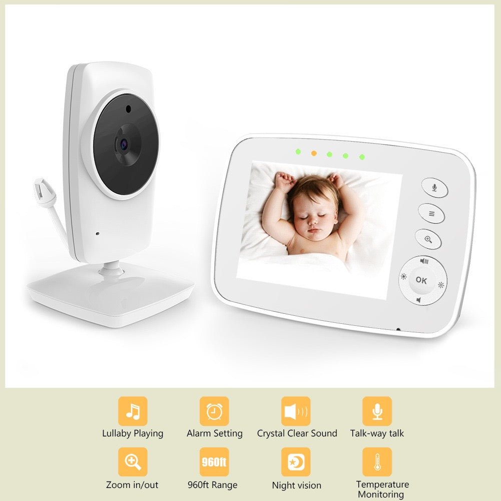 Baby Monitor2-Way Talk 3.2 Inch Digital Wireless Newborn Monitor Image 4