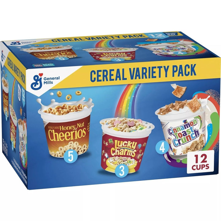 General Mills Cereal Cups Variety Pack (Pack of 12) Image 1