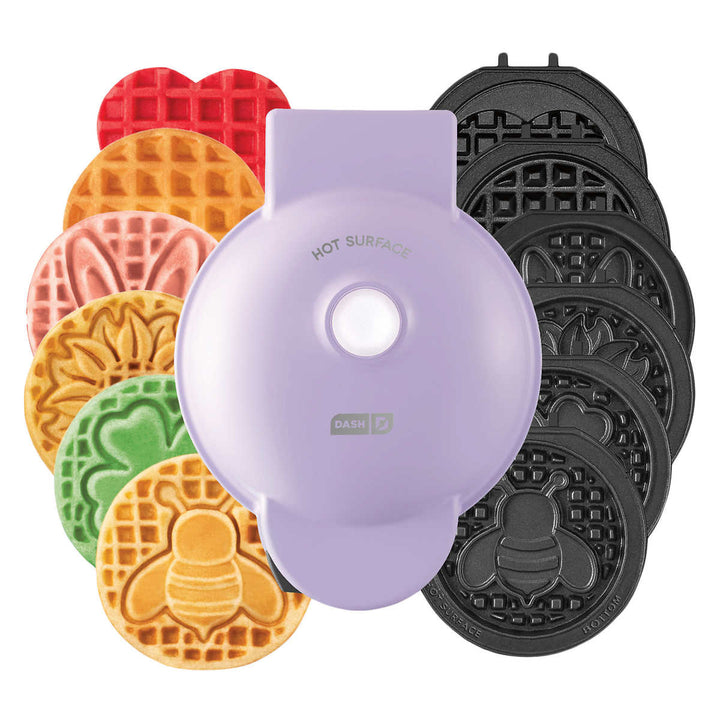 Dash Multi-Plate Mini Waffle Maker with Removable Plates Image 1