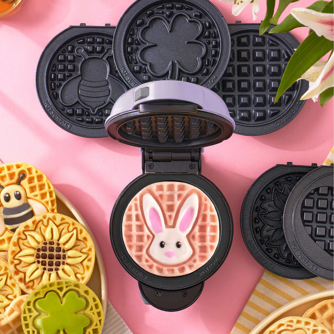 Dash Multi-Plate Mini Waffle Maker with Removable Plates Image 4