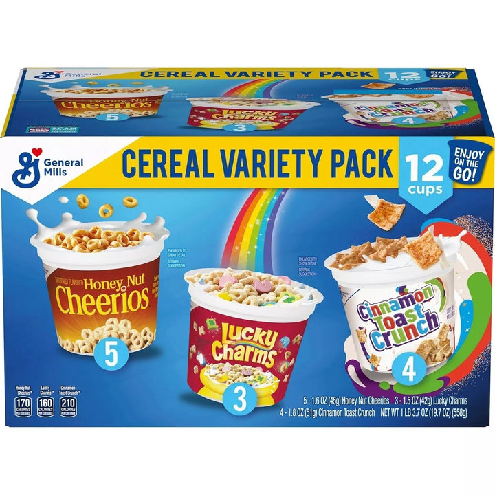 General Mills Cereal Cups Variety Pack (Pack of 12) Image 3