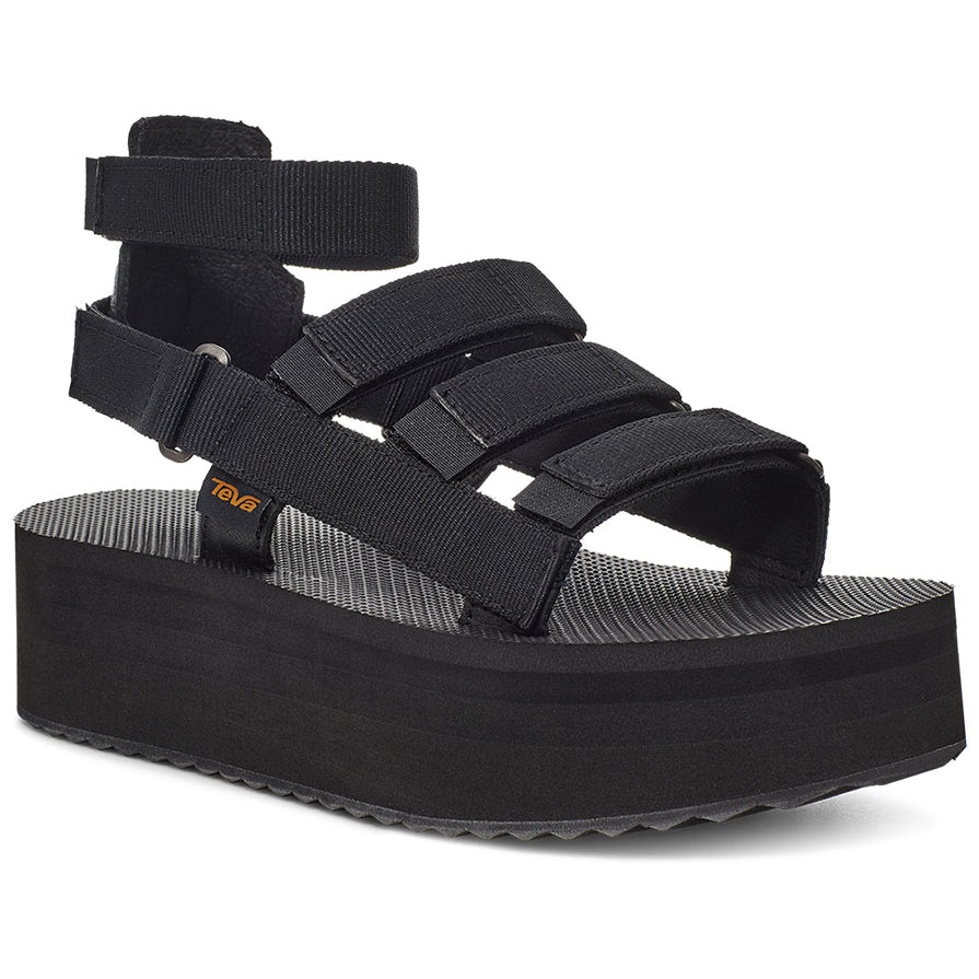 Teva Womens Flatform Mevia Sandal Black - 1116810-BLK BLACK Image 2