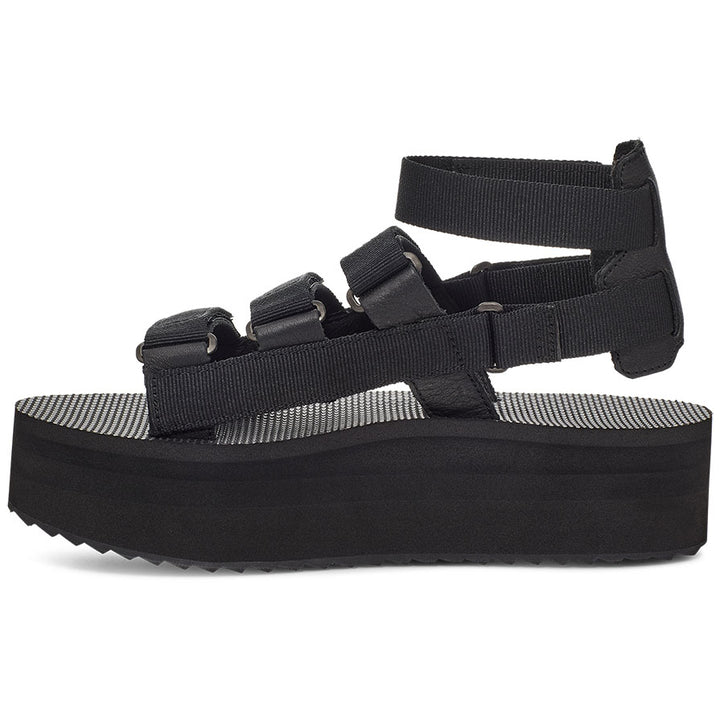 Teva Womens Flatform Mevia Sandal Black - 1116810-BLK BLACK Image 3