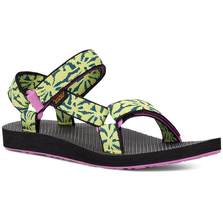 Teva Womens Original Universal Sandal Beach Floral Wild Lime - 1003987-BCHF BEACH FLORAL WILD LIME Image 1