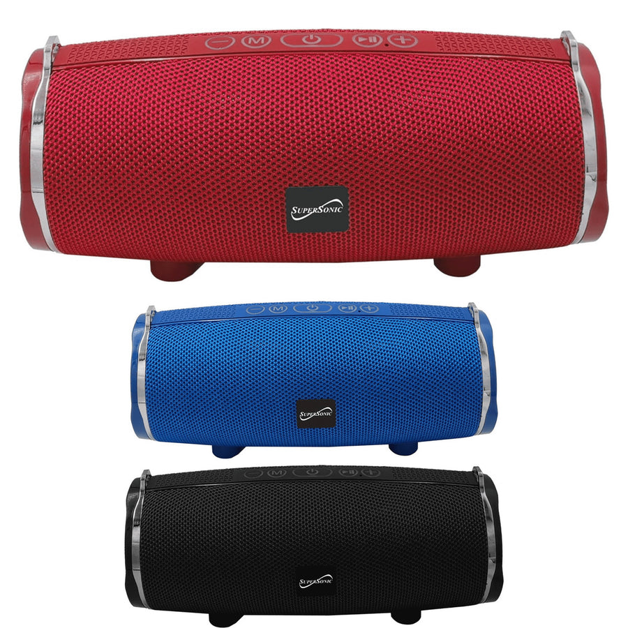 Supersonic Portable Bluetooth Wireless Speaker Black SC-2322BT 14W Extra Bass Image 1