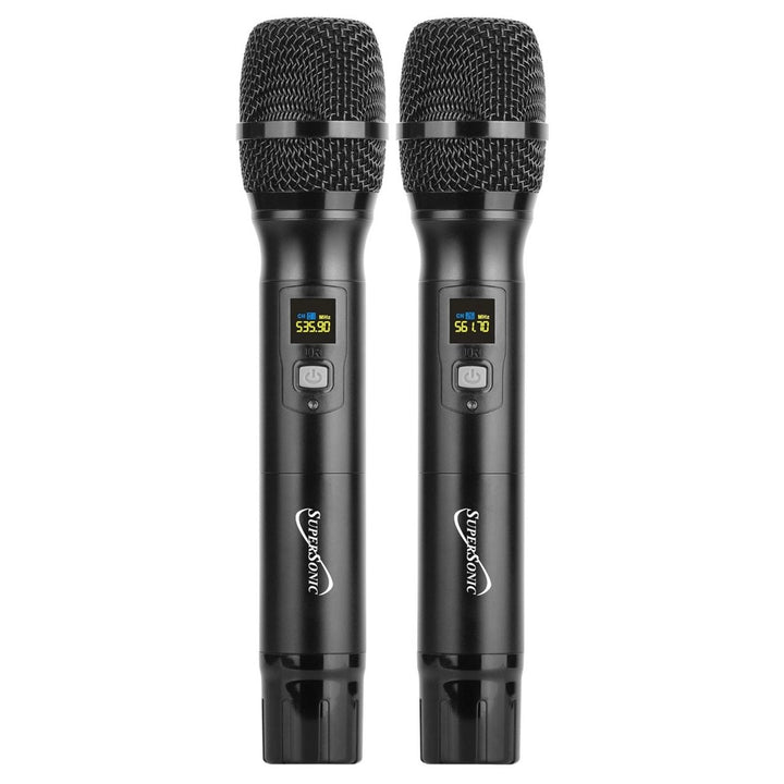 Supersonic UHF Dual Fixed Channel Professional Wireless Microphone Image 3