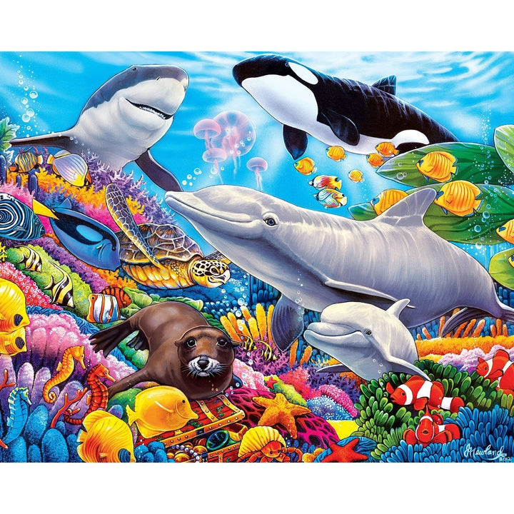 MasterPieces 100 Piece Jigsaw Puzzles World of Animals 4 Pack Kids Puzzles Image 6