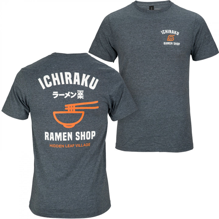 Naruto Ichiraku Ramen Shop Front/Back T-Shirt Image 1