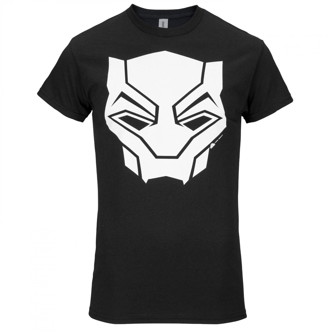 Black Panther Classic Logo T-Shirt Image 1