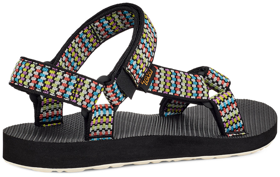 Teva Womens Original Universal Sandal Dot Matrix Black Multi - 1003987-DTM DOT MATRIX BLACK MULTI Image 2