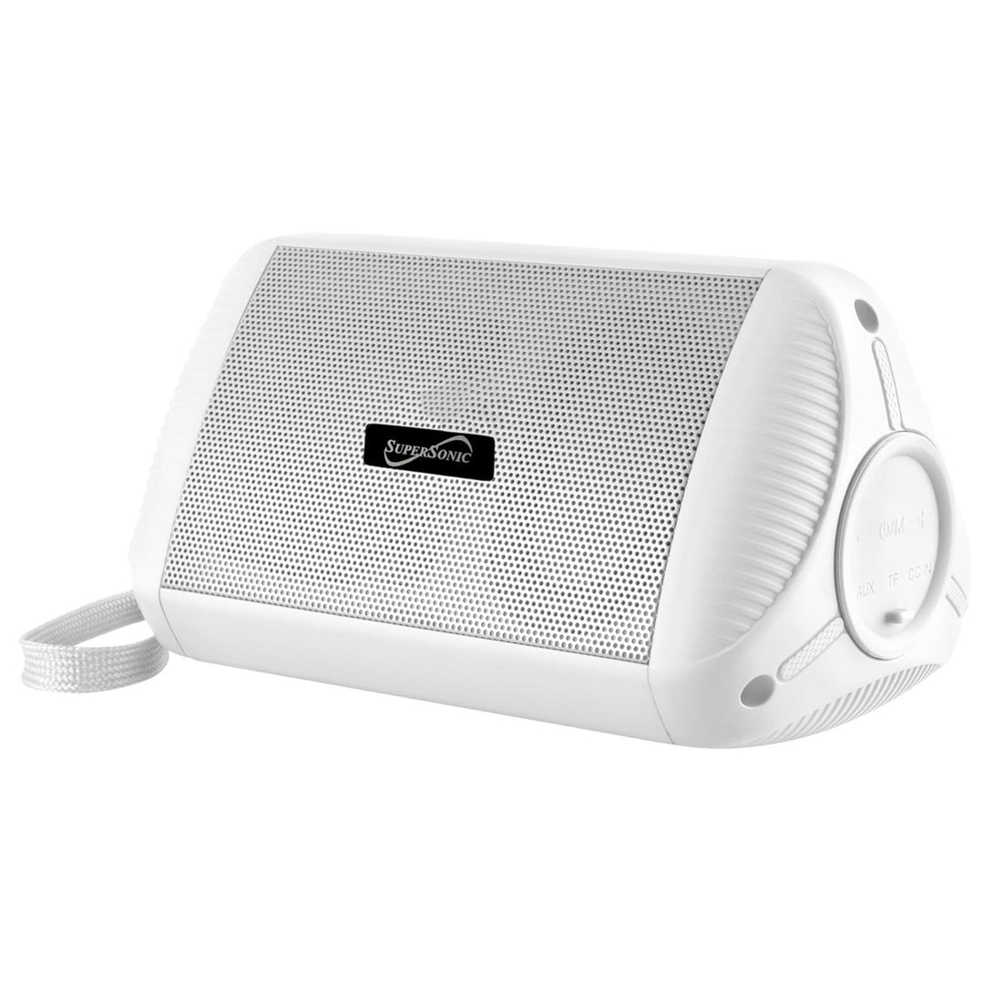 Supersonic IPX6 Water-Resistant Portable Bluetooth Speaker SC-1450IPX White Image 4