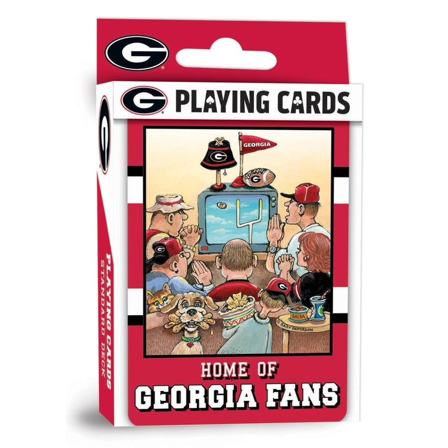 Georgia Bulldogs Fan Deck Playing Cards - 54 Card Deck Image 1