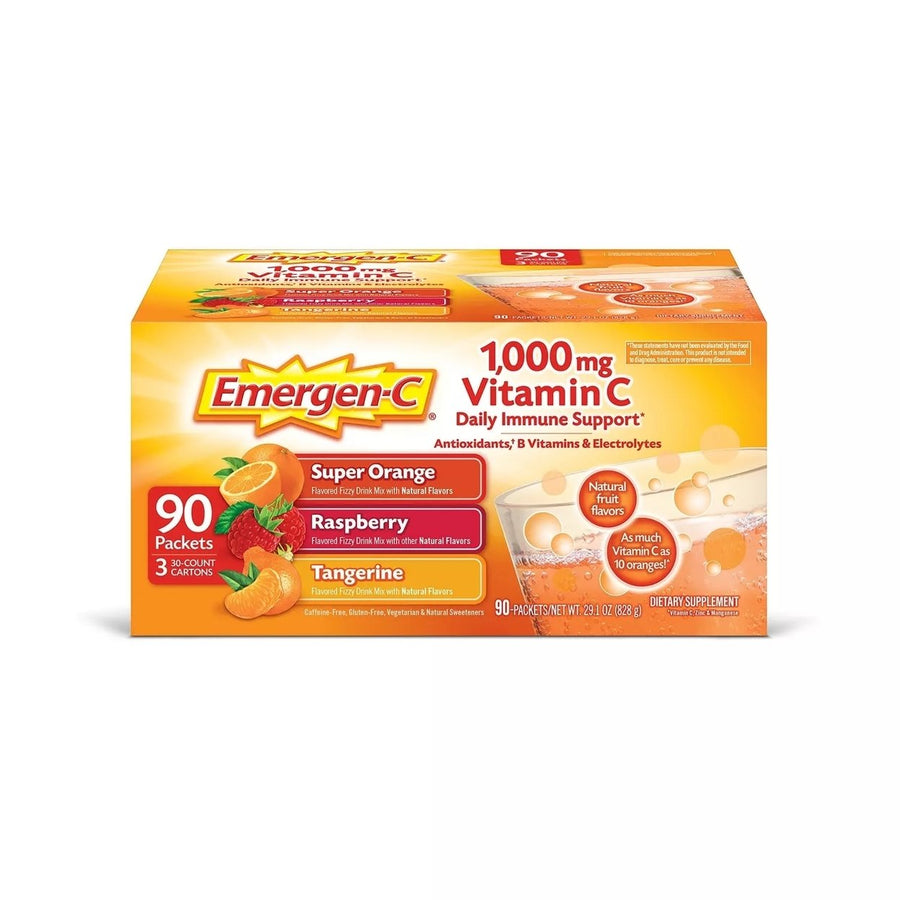 Emergen-C Variety Flavor Pack - 90 Count Image 1