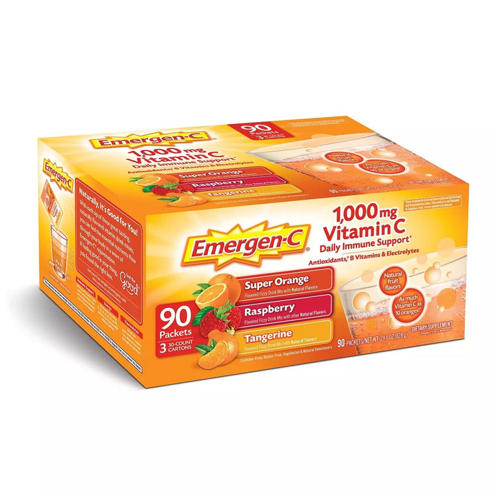 Emergen-C Variety Flavor Pack - 90 Count Image 2