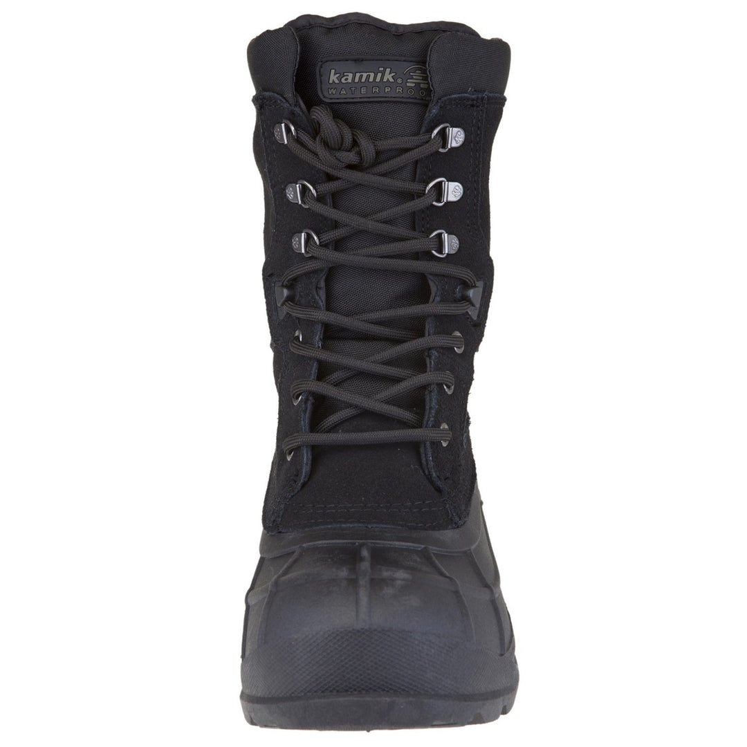 Kamik Mens Nationplus Snow Boot Black Waterproof Size Available Model KAMI-PLUS Image 2