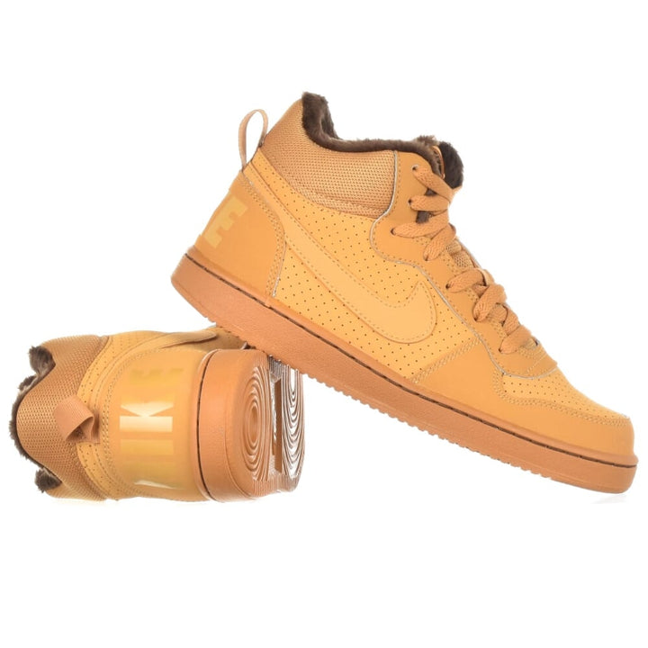 Nike Court Borough Mid Winter Haystack/Haystack AA3458-700 Grade-School Image 3