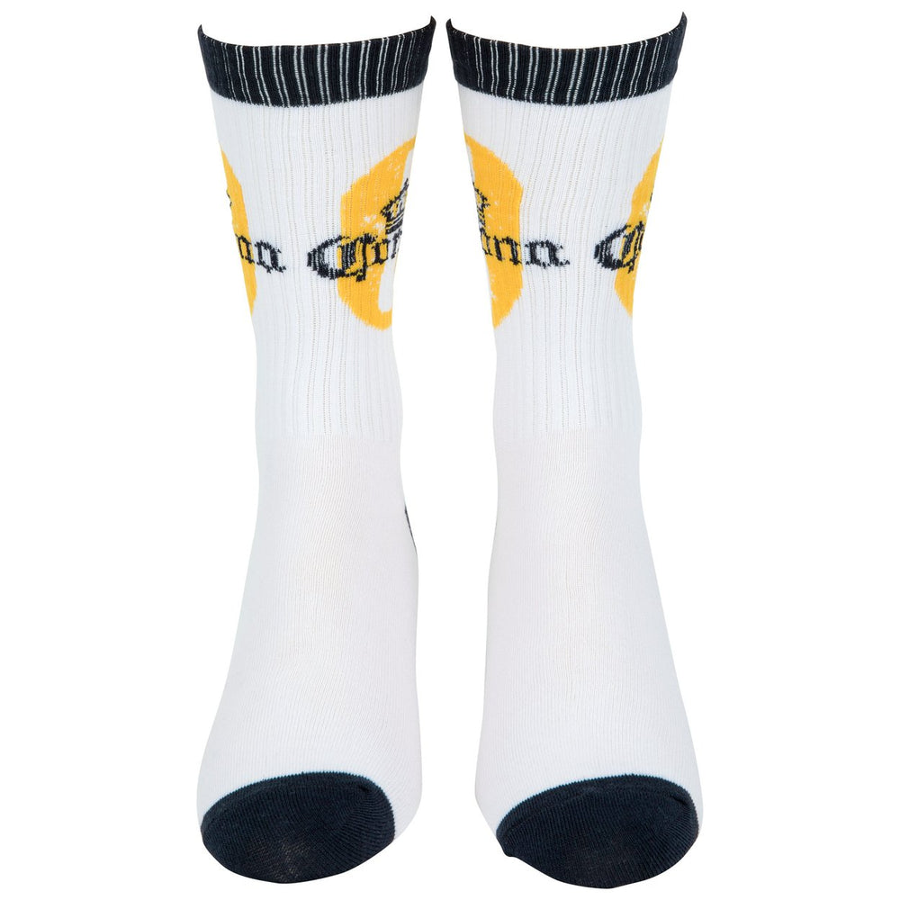 Corona Extra Classic Logos Mens Crew Socks 2-Pack Image 2