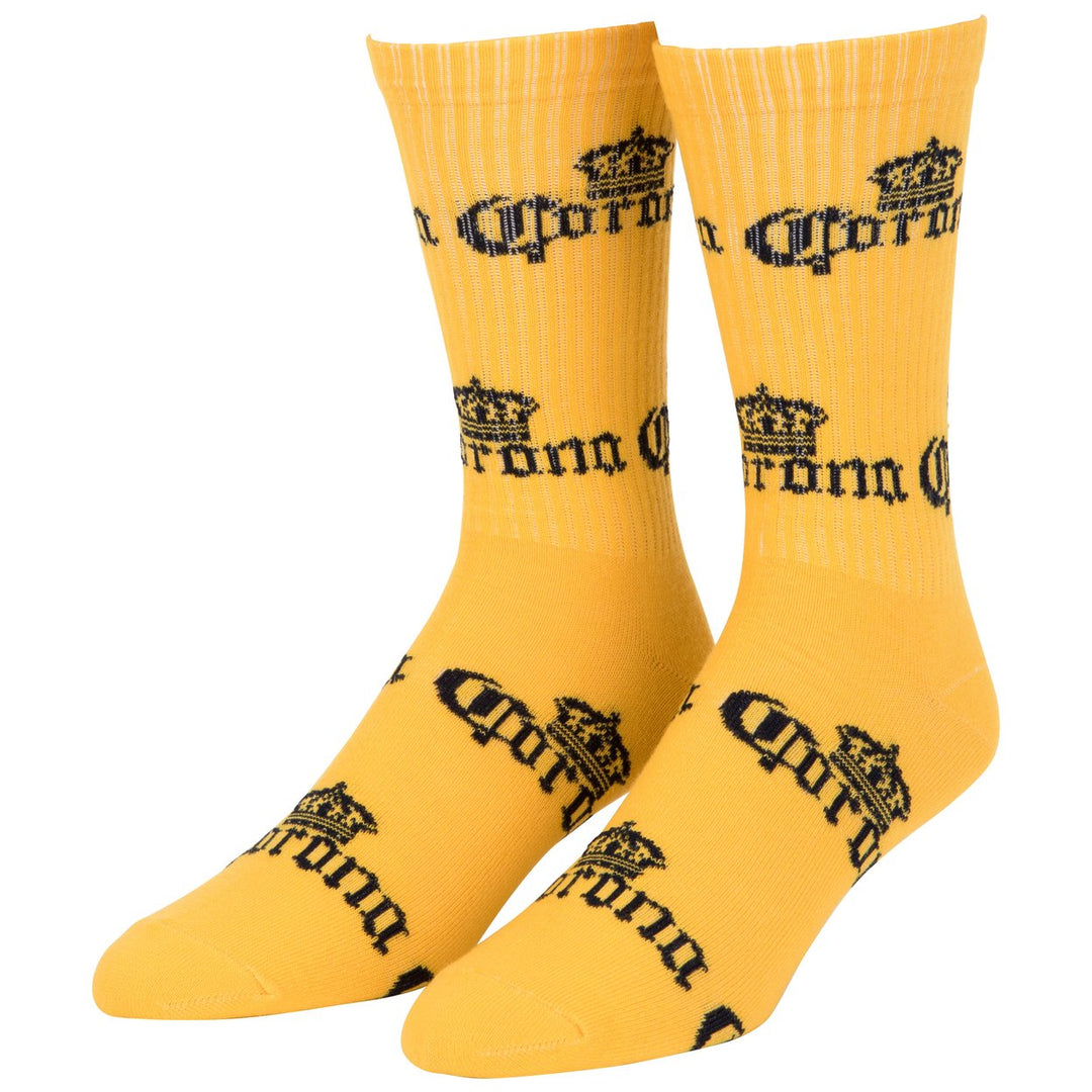 Corona Extra Classic Logos Mens Crew Socks 2-Pack Image 7