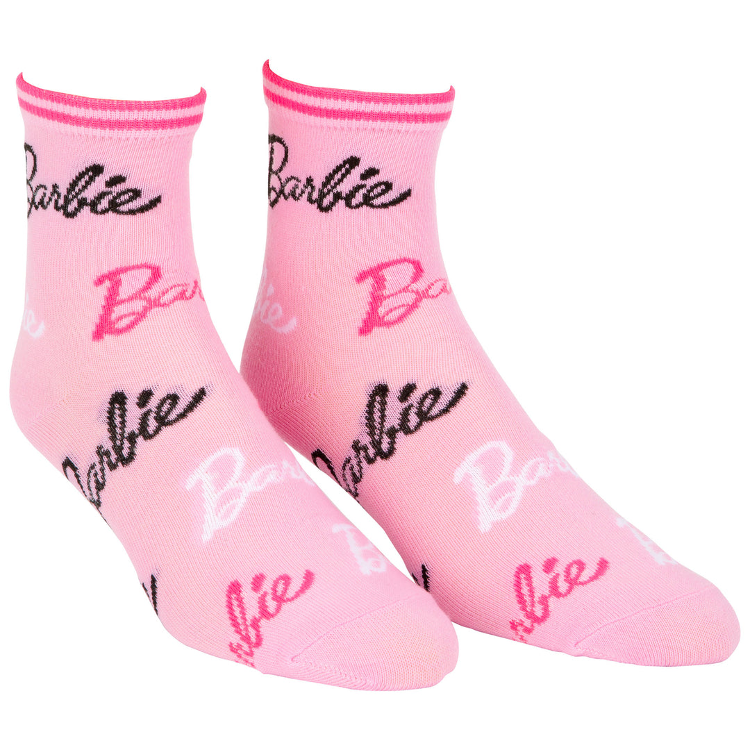 Barbie Logos Womens Crew Socks 2-Pack Image 4