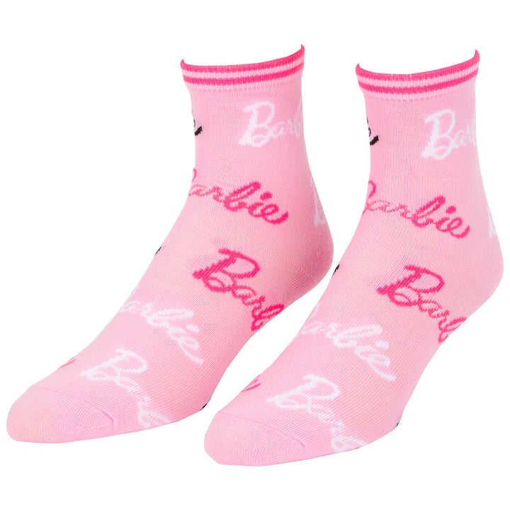 Barbie Logos Womens Crew Socks 2-Pack Image 6