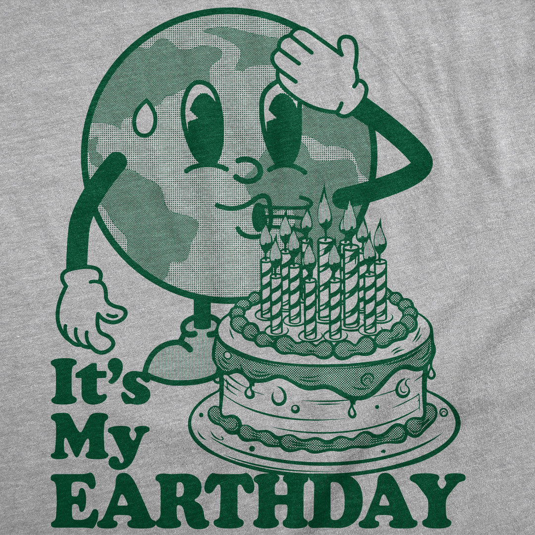 Womens Funny T Shirts Its My Earth Day Sarcastic Graphic Tee For Ladies Image 2