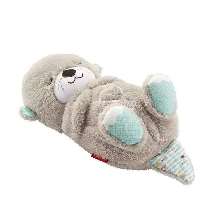 Soft Rhythmic Breathing Plush Teddy Bear with Sensory Music Lights and Rhythmic Breathing Motion Image 1