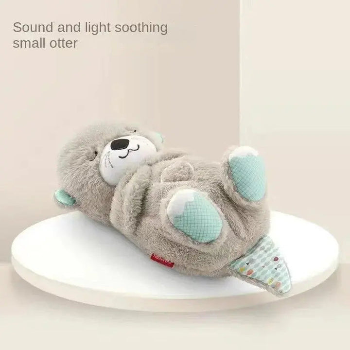 Soft Rhythmic Breathing Plush Teddy Bear with Sensory Music Lights and Rhythmic Breathing Motion Image 3