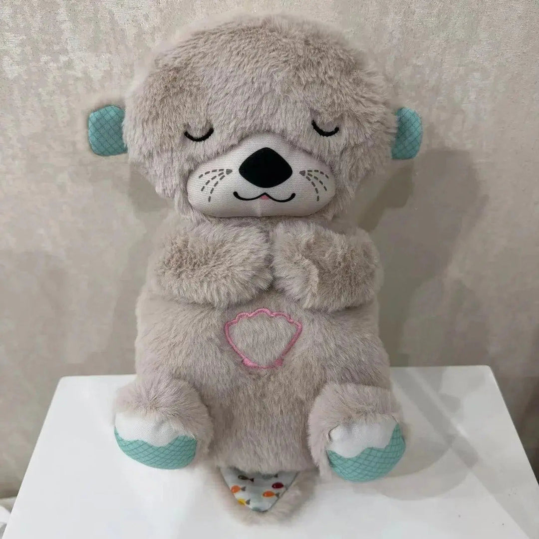 Soft Rhythmic Breathing Plush Teddy Bear with Sensory Music Lights and Rhythmic Breathing Motion Image 4