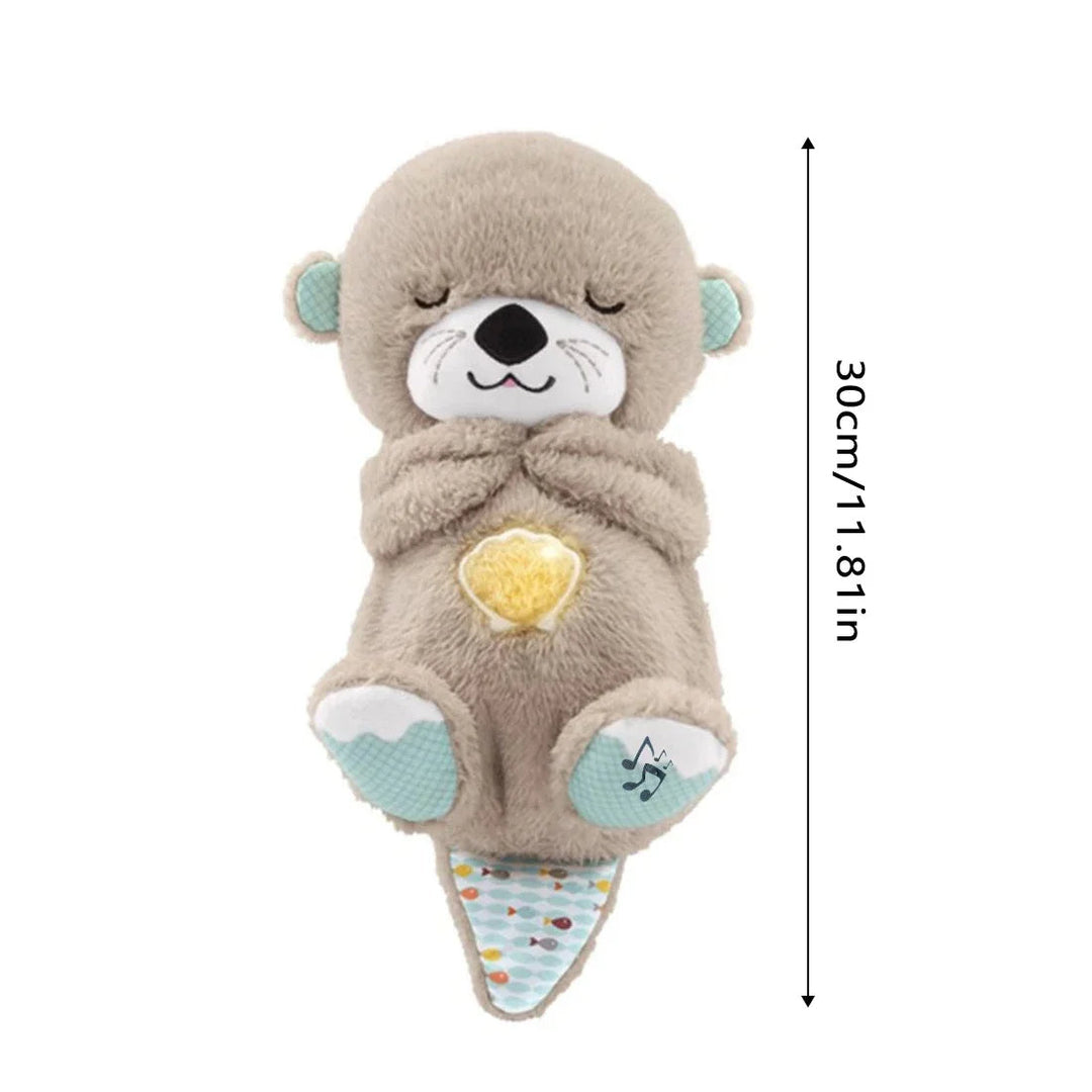 Soft Rhythmic Breathing Plush Teddy Bear with Sensory Music Lights and Rhythmic Breathing Motion Image 4