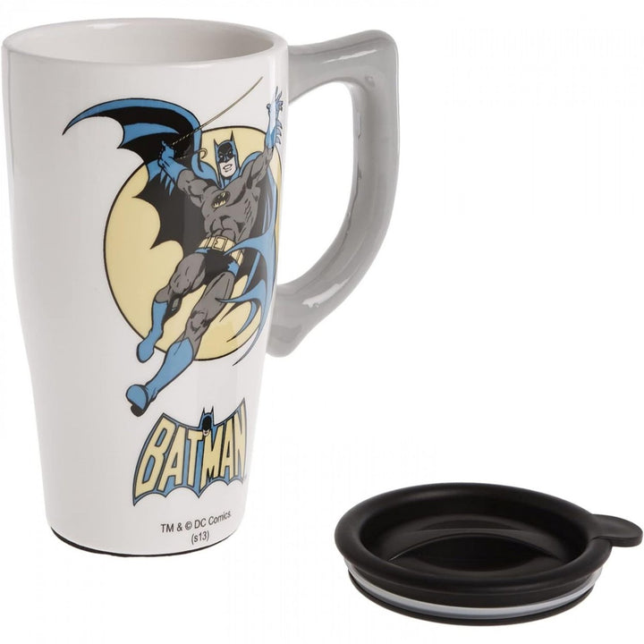 Batman Classic Comic Art 18oz Ceramic Travel Mug Image 3