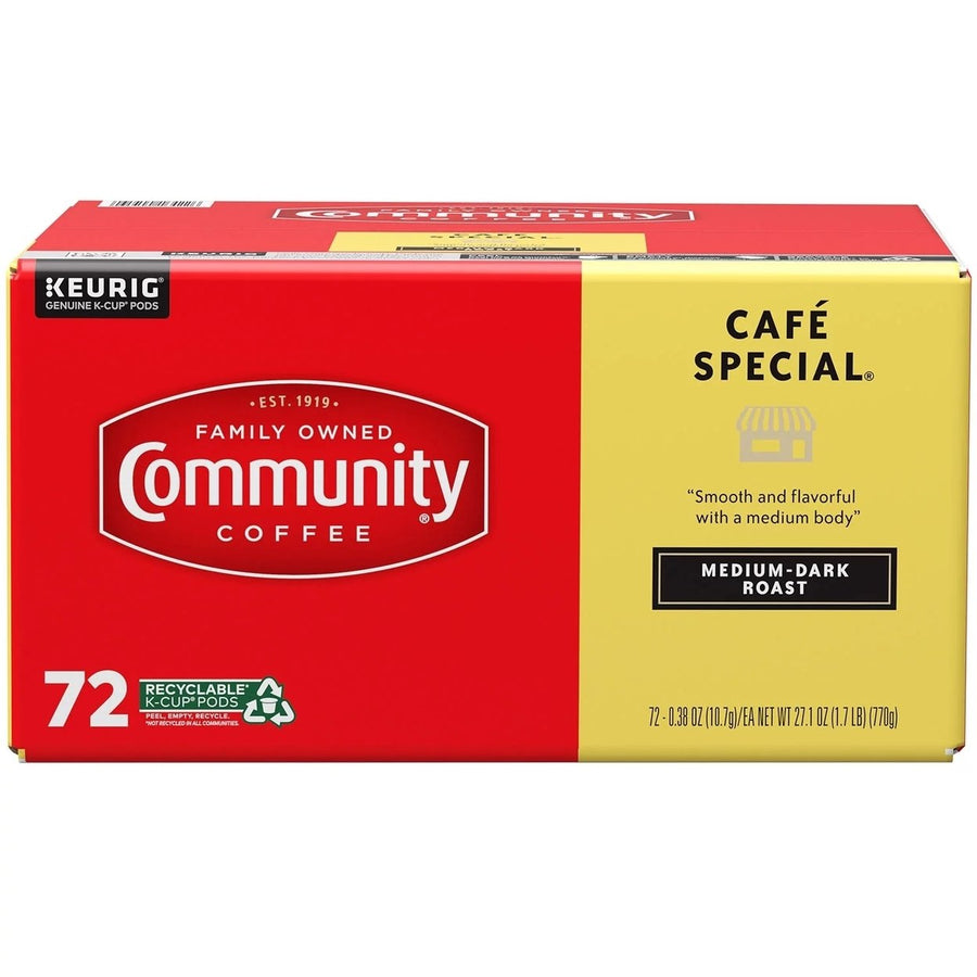 Community Coffee Caf Special Medium-Dark Roast Single Serve (72 Count) Image 1