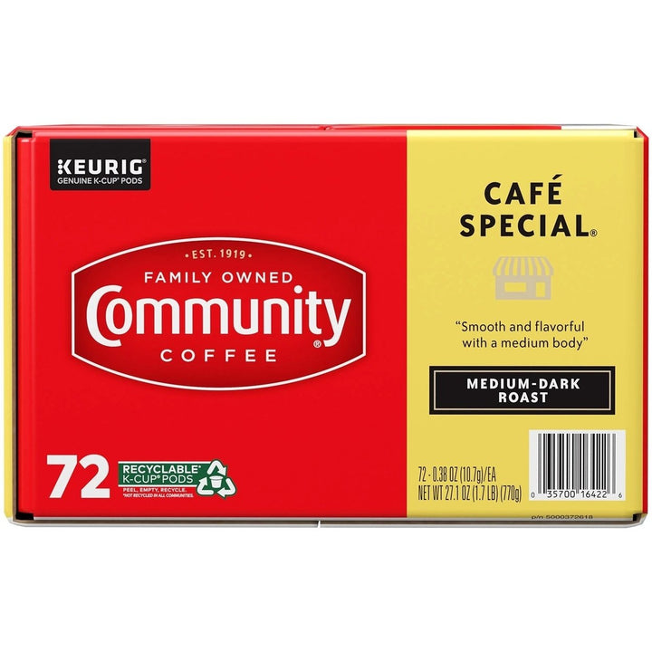 Community Coffee Caf Special Medium-Dark Roast Single Serve (72 Count) Image 4