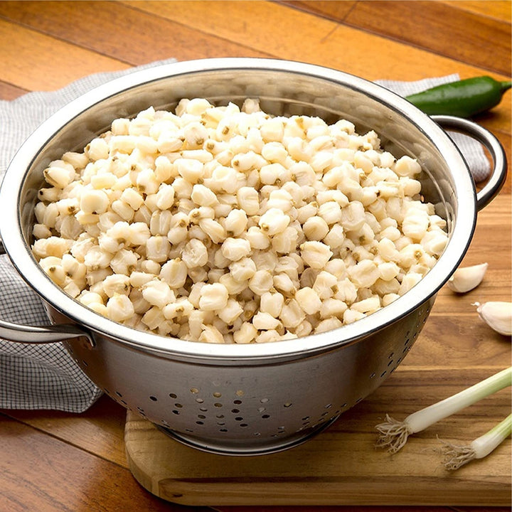 Juanitas White Hominy110 Ounce Image 4