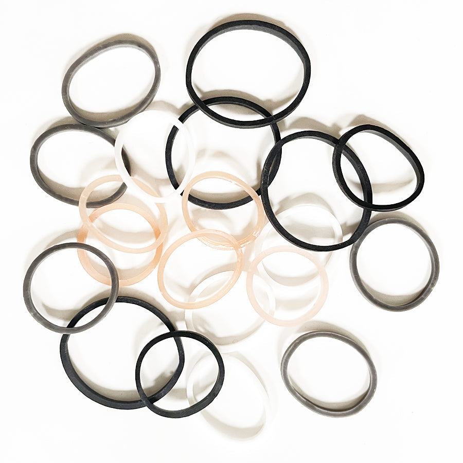 LOVESNAP Rubber Bands Mixed Neutrals Image 1
