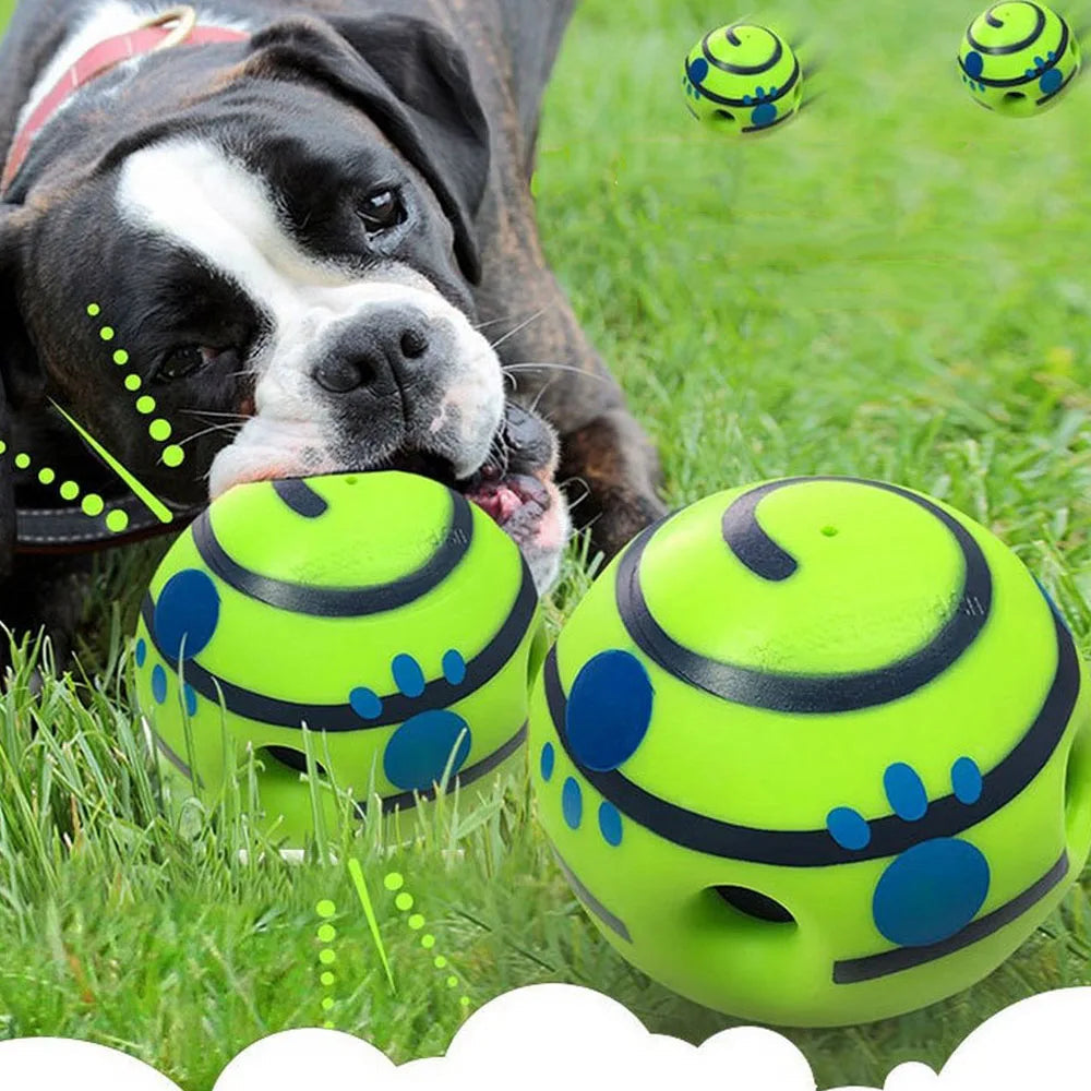 Ball Interactive Dog Toy Fun Giggle Sounds Ball Puppy Chew Toy Image 2