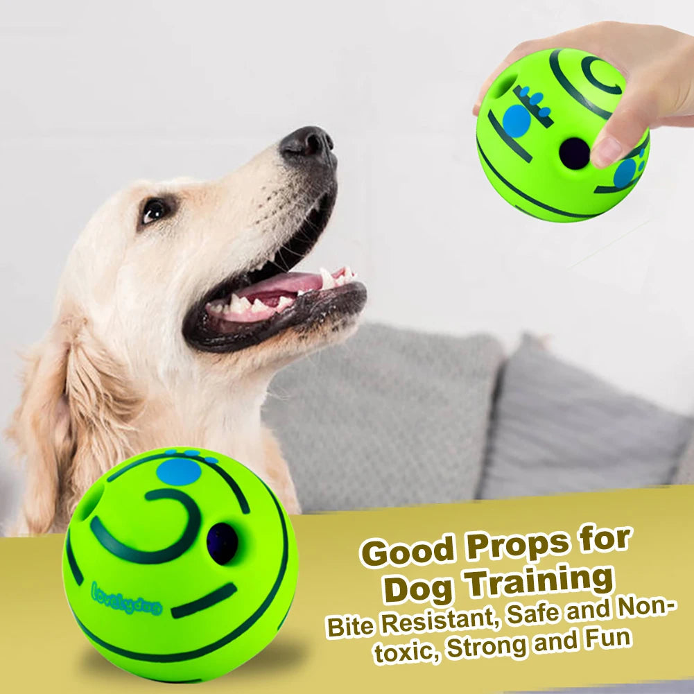 Ball Interactive Dog Toy Fun Giggle Sounds Ball Puppy Chew Toy Image 8